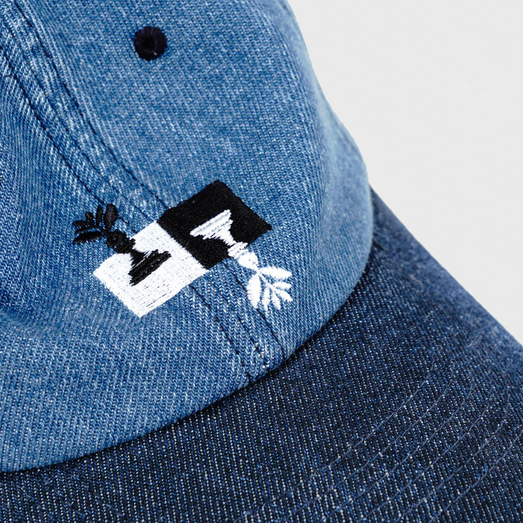 Magenta Skateboards - Chess Dad Cap - Blue Denim - Image 3