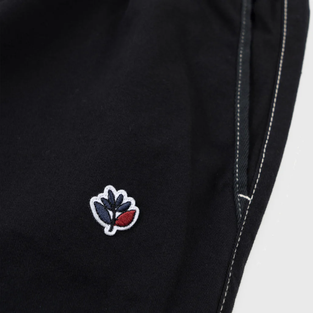 Magenta Skateboards - Contrast Stitch Loose Pants - Black - Image 4