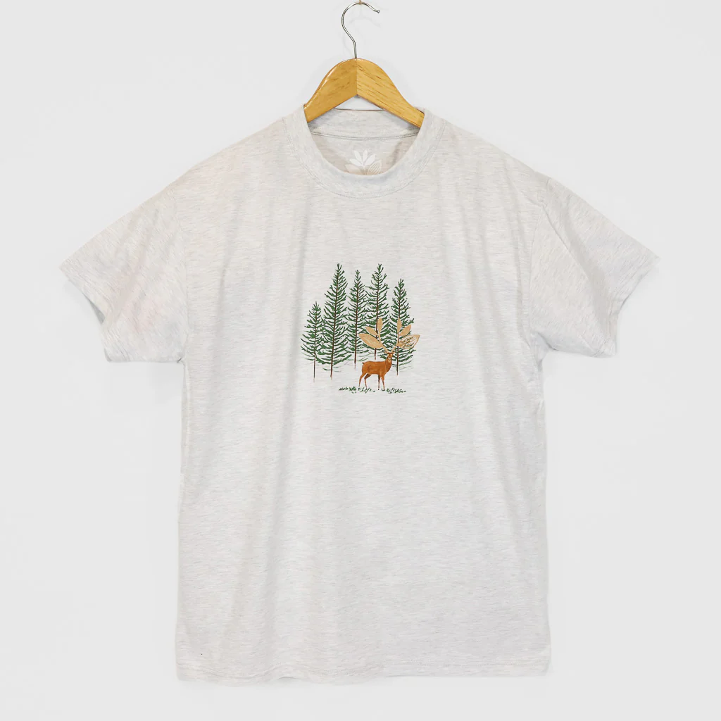 Magenta Skateboards - Deer T-Shirt - Ash Grey