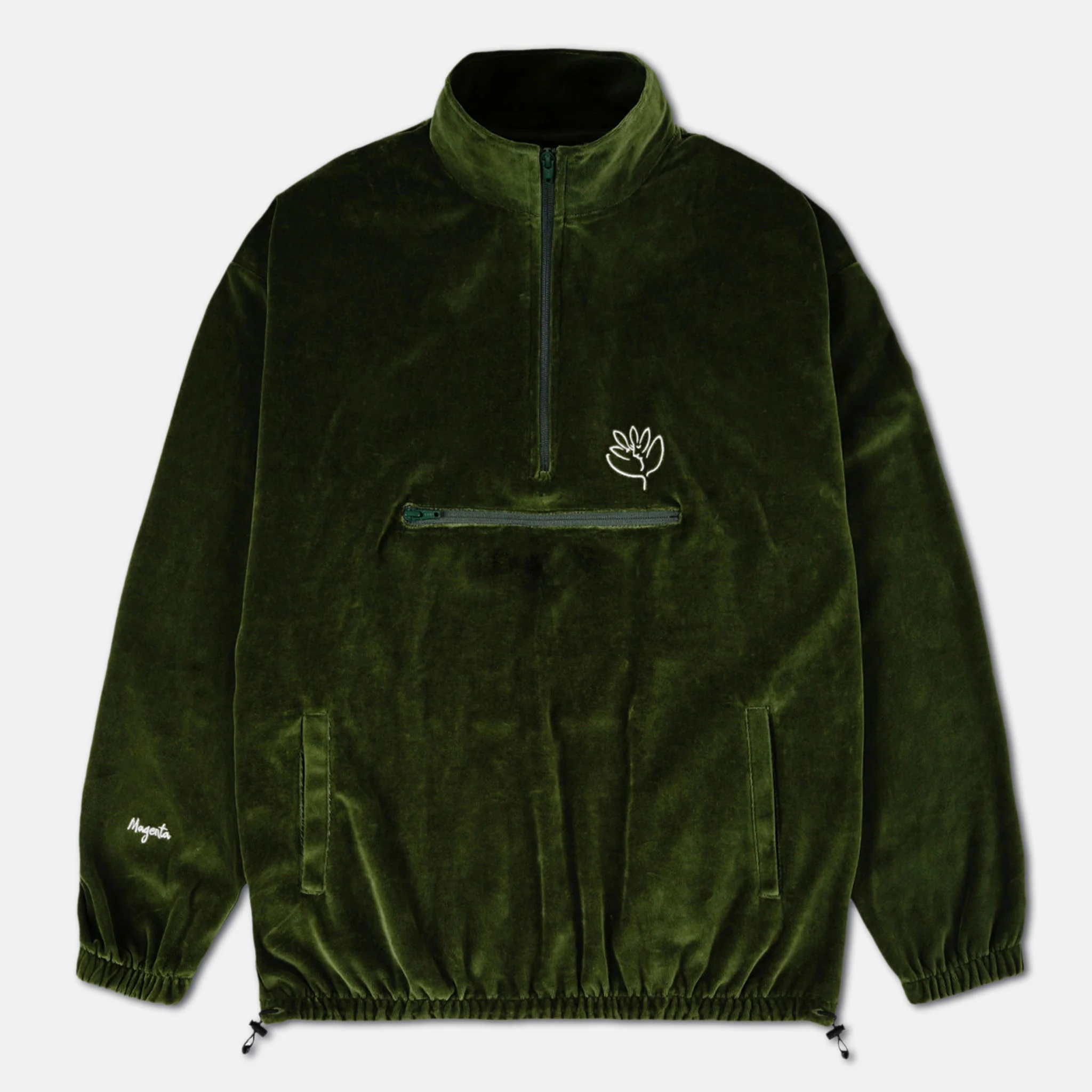Magenta Skateboards - Dimanche Velours Highneck - Forrest Green