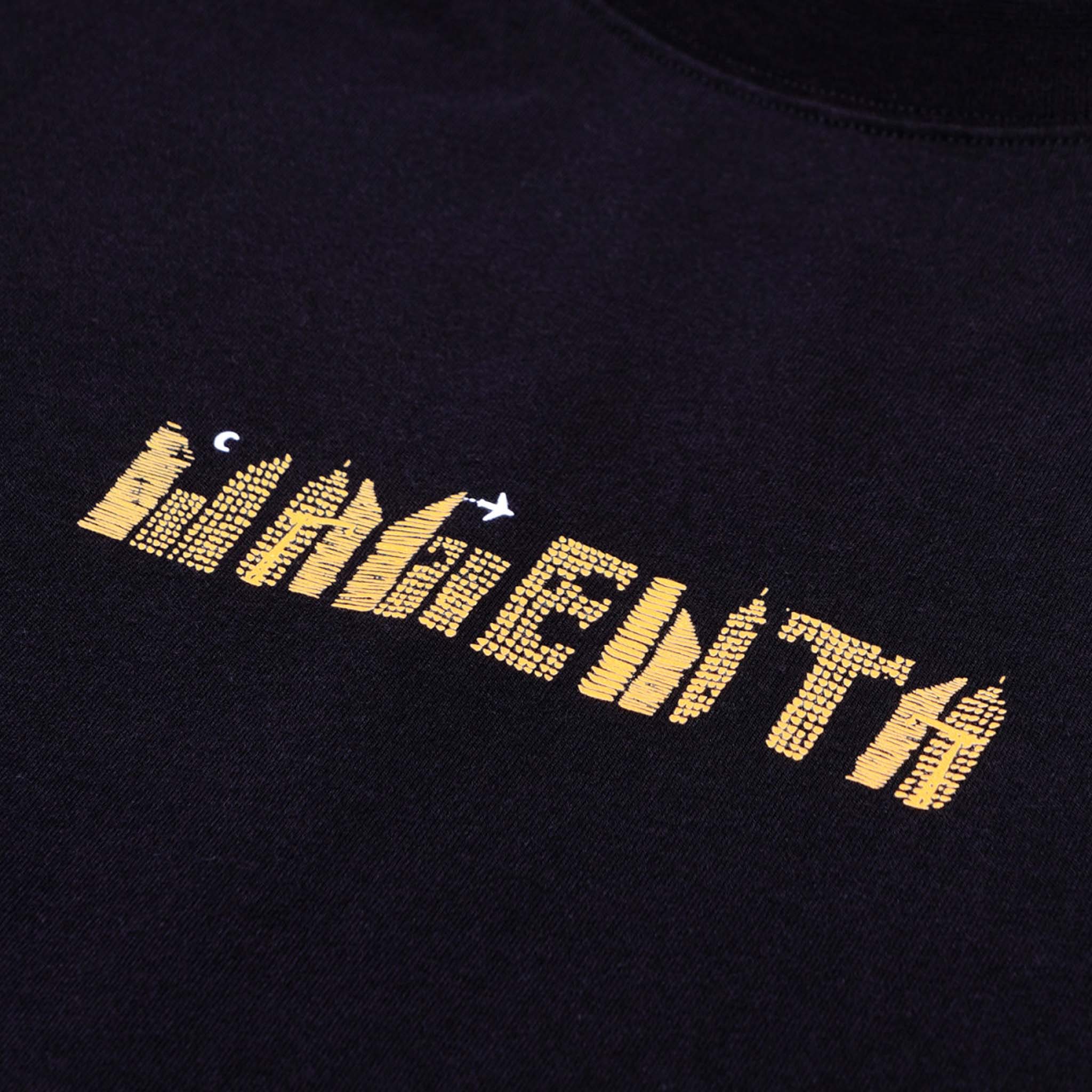 Magenta Skateboards - Downtown T-Shirt - Black - Image 4