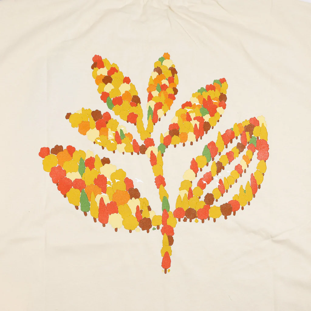 Magenta Skateboards - Forest Plant T-Shirt - Natural - Image 4
