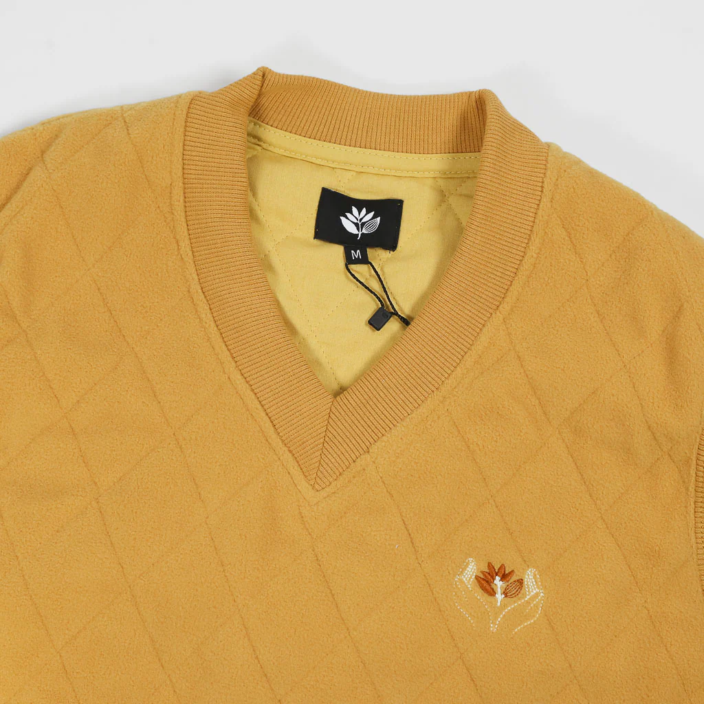 Magenta Skateboards - Handplant Sweater Vest - Ocre - Image 2