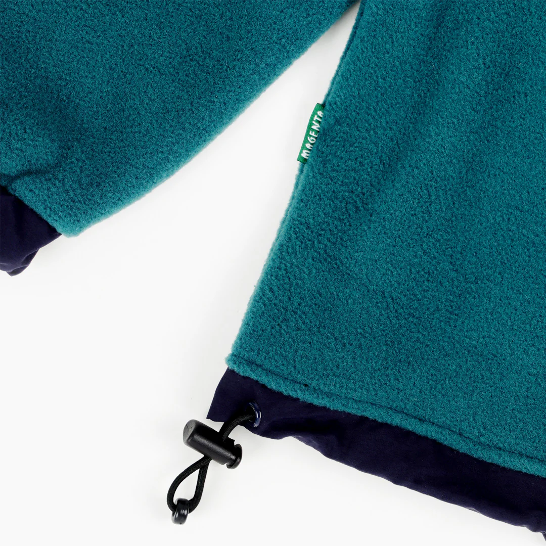 Magenta Skateboards - Kaneda High Neck Fleece - Petrol Blue - Image 3