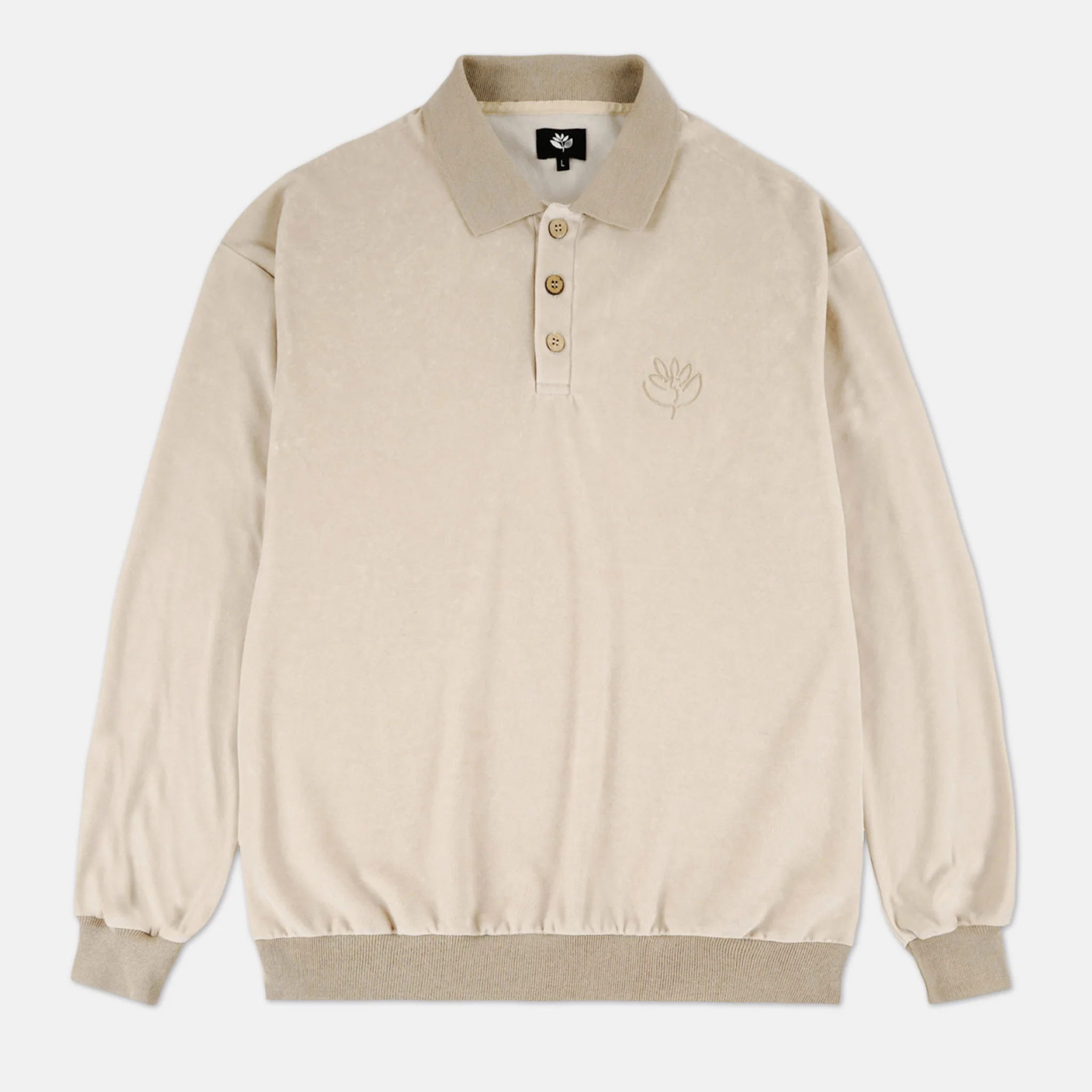 Magenta Skateboards - Le Baiser Polo Velours - Natural