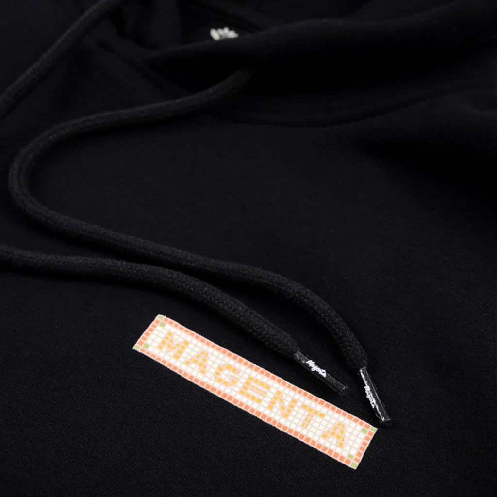 Magenta Skateboards - Mosaic Hooded Pullover Sweatshirt - Black - Image 3