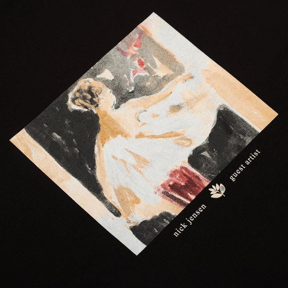 Magenta Skateboards - Nick Jensen T-Shirt - Black - Image 2
