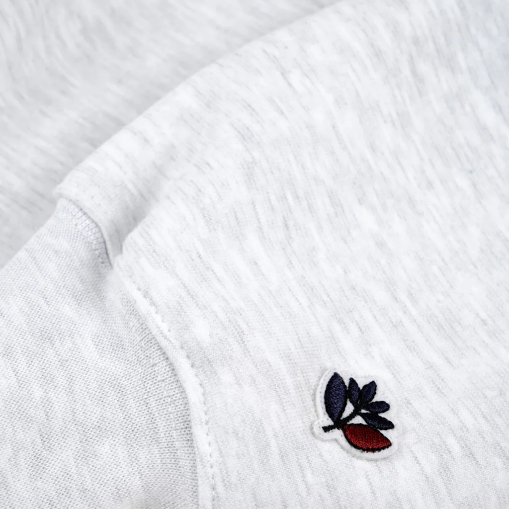 Magenta Skateboards - Script Collar Crewneck Sweatshirt - Ash - Image 3