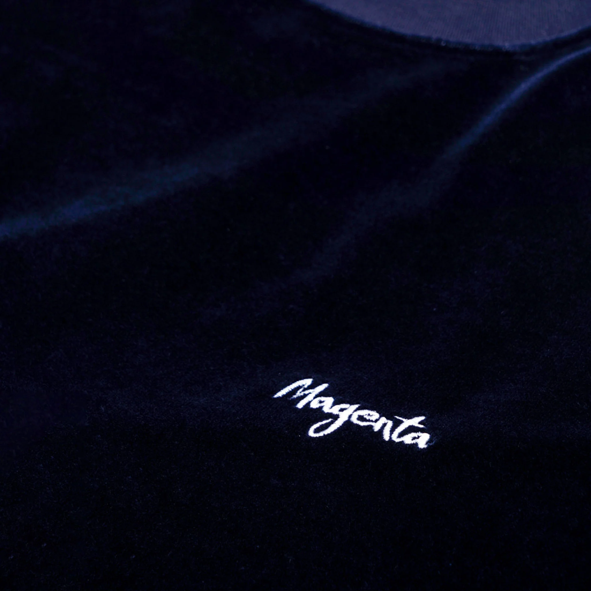 Magenta Skateboards - Velours T-Shirt - Navy - Image 2