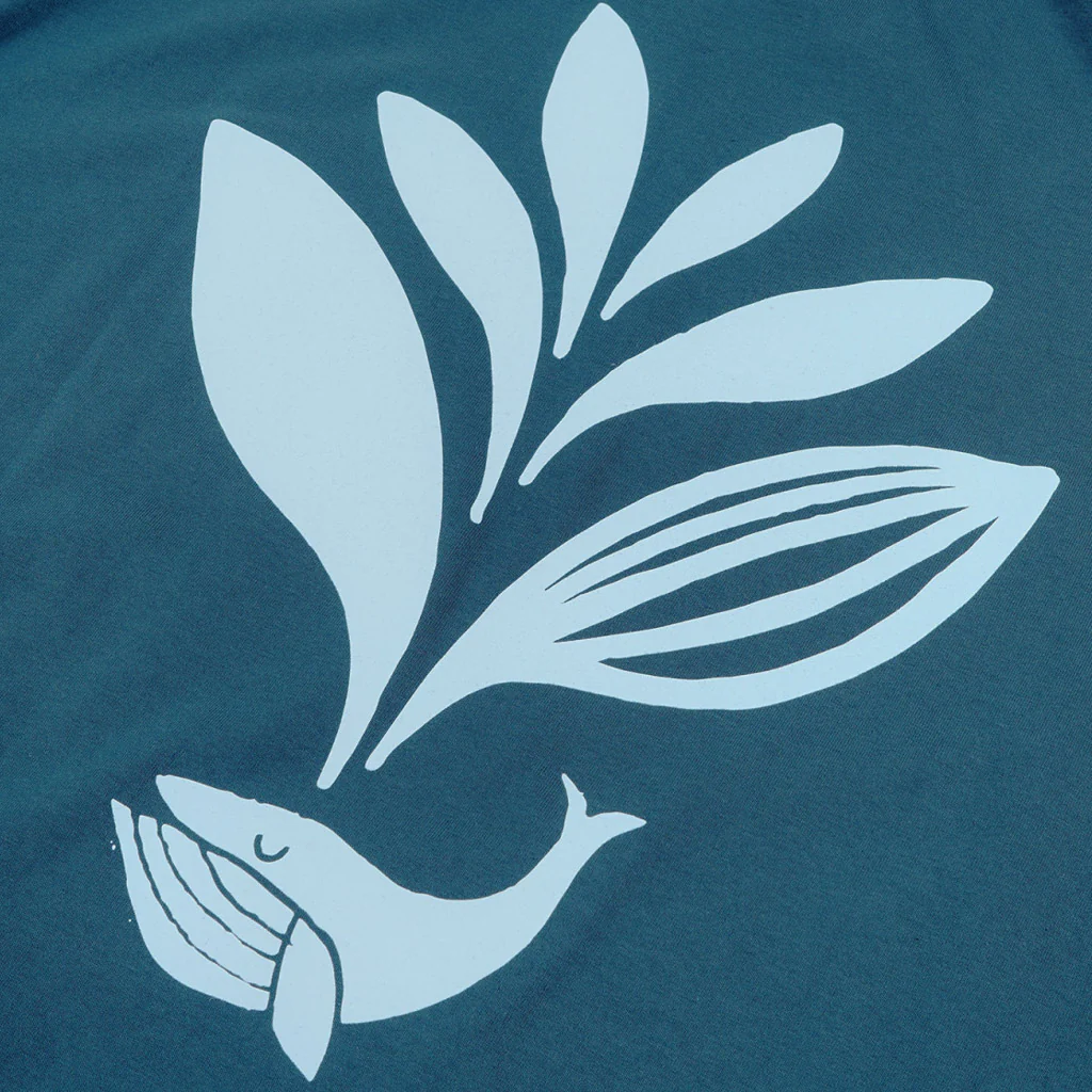 Magenta Skateboards - Whale Plant T-Shirt - Blue - Image 4