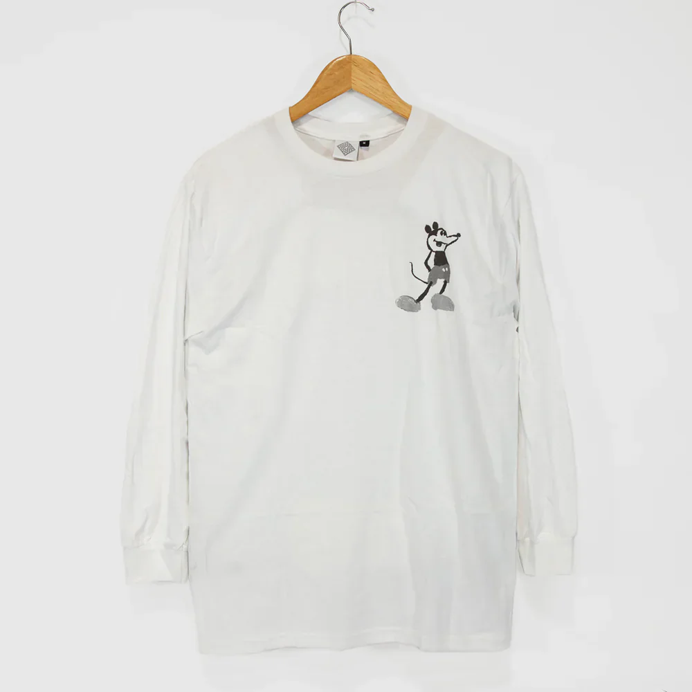 The National Skateboard Co. - MAXI MOUSE LONG SLEEVE T-SHIRT - WHITE - Image 2