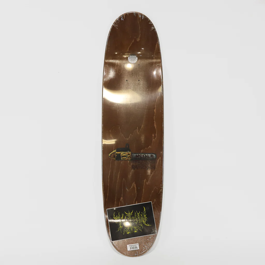 Metal Skateboards - 8.25" Egg Shape Ben Raybourn Chainsaw Skateboard Deck - Image 2