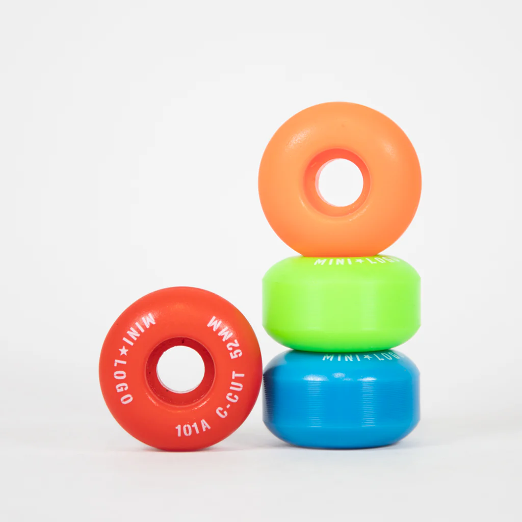 Mini Logo - 52mm 101a C-Cut 2 Skateboard Wheels - Multi
