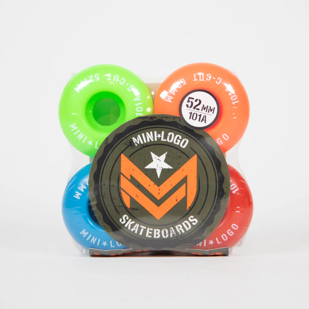 Mini Logo - 52mm 101a C-Cut 2 Skateboard Wheels - Multi - Image 2