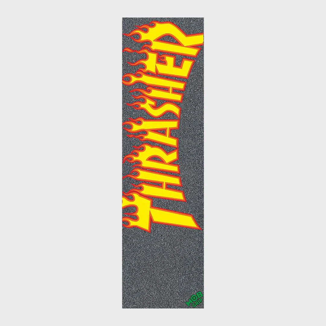 Mob Griptape - Thrasher Flame Griptape - 9" - Black