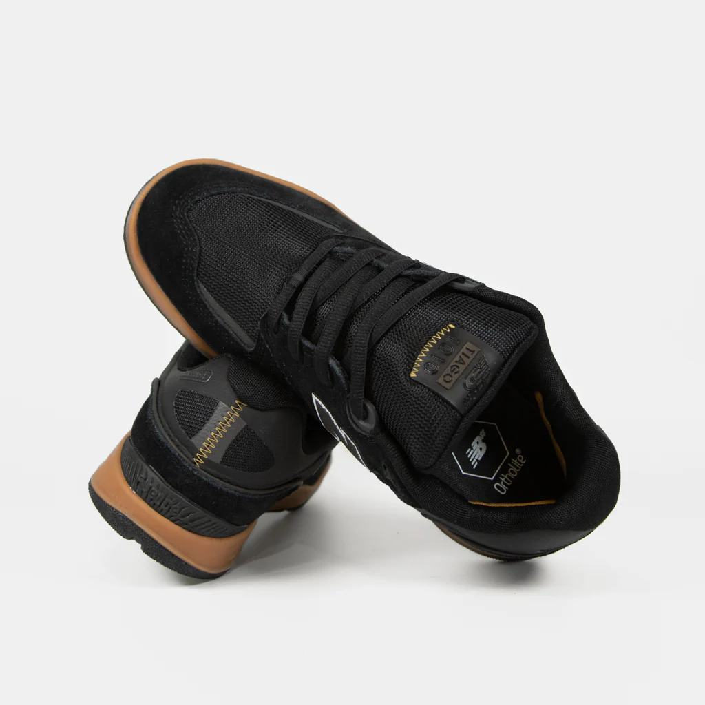 New Balance Numeric - 1010 Tiago Lemos Shoes - Black / Gum - Image 4