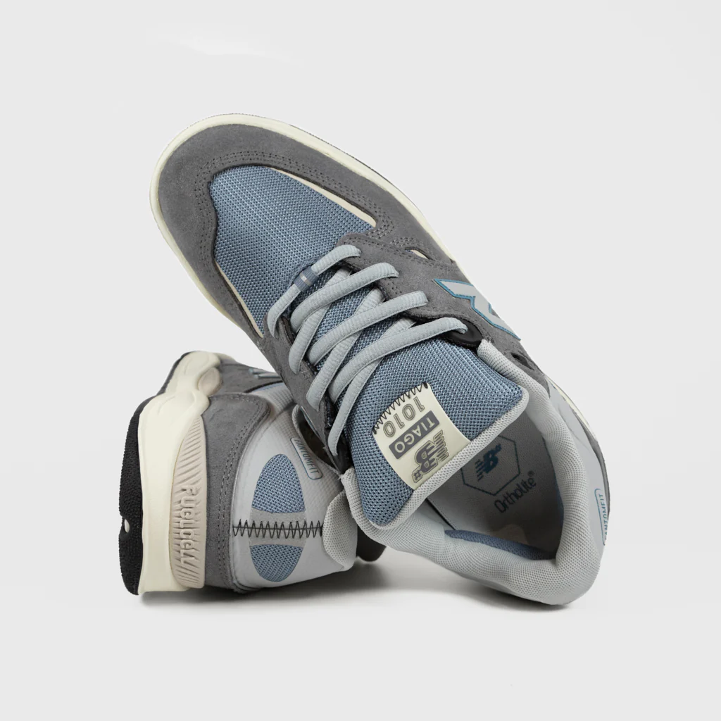 New Balance Numeric - 1010 Tiago Lemos Shoes - Grey / Aqua - Image 4