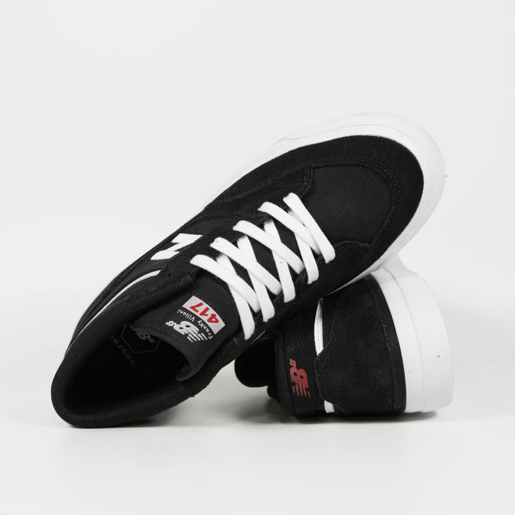 New Balance Numeric - 417 Franky Villani Shoes - Black / White - Image 4