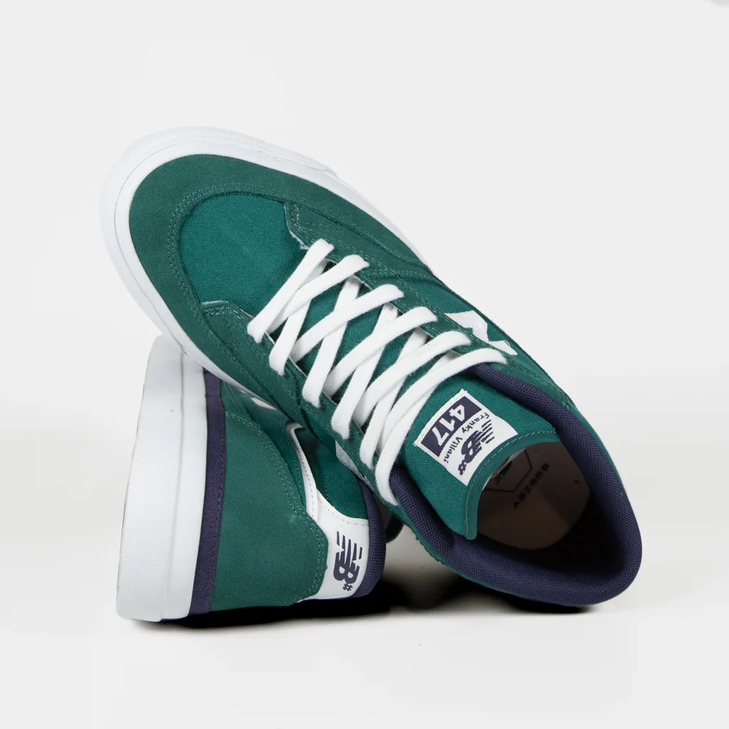 New Balance Numeric - 417 Franky Villani Shoes - Vintage Teal / White - Image 4
