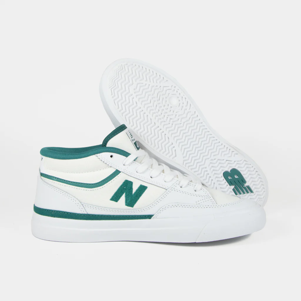 New Balance Numeric - 417 Franky Villani Shoes - White / Vintage Teal - Image 3