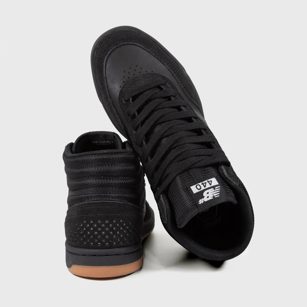 New Balance Numeric - 440 High V2 Shoes - Black / Black - Image 4