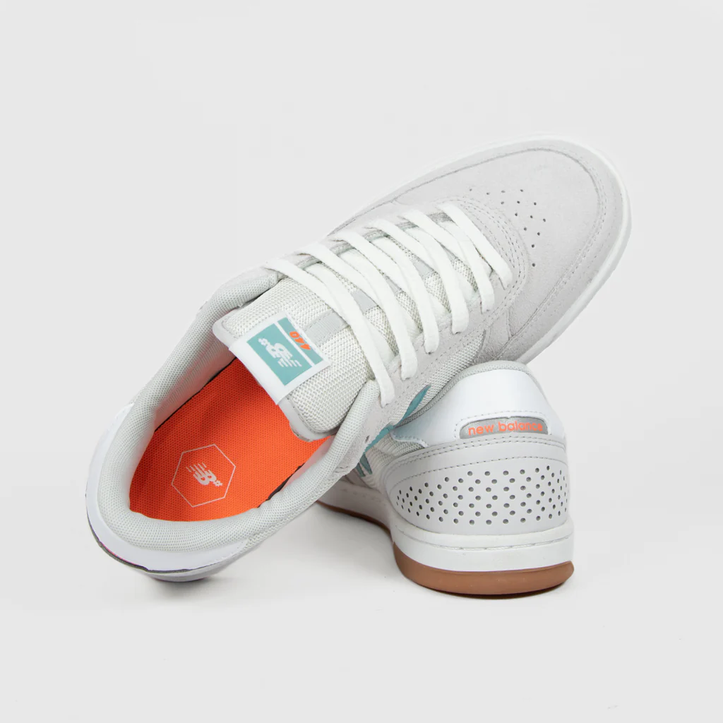 New Balance Numeric - 440 Shoes - Light Grey / Teal - Image 4
