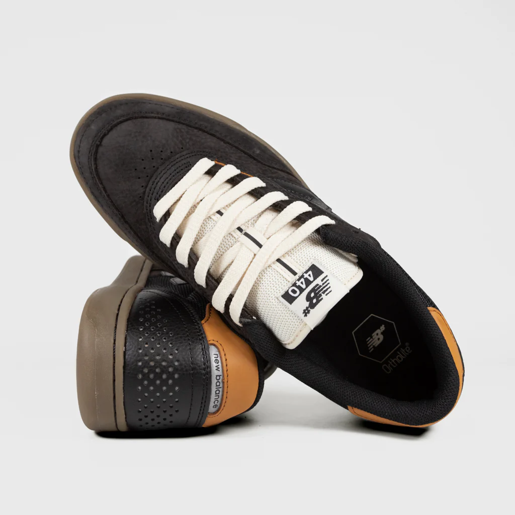 New Balance Numeric - 440 V2 Shoes - Black / Gum - Image 4