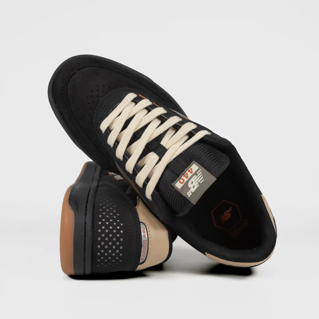 New Balance Numeric - 440 V2 Shoes - Black / Olive - Image 4