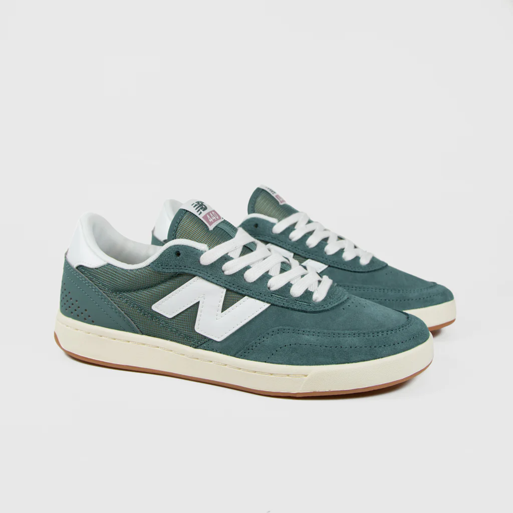 New Balance Numeric - 440 V2 Shoes - Spruce / White - Image 2