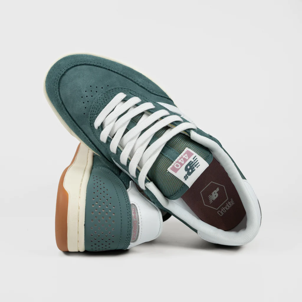 New Balance Numeric - 440 V2 Shoes - Spruce / White - Image 4