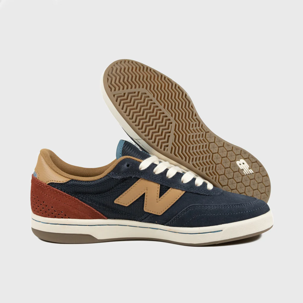 New Balance Numeric - 440 V2 Shoes - Navy / Tan - Image 3