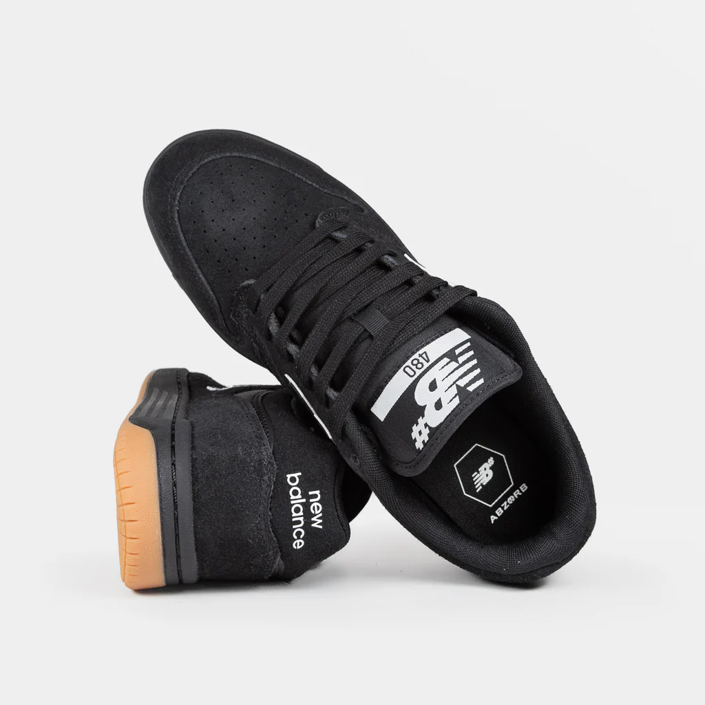New Balance Numeric - 480 Shoes - Black / Black - Image 4