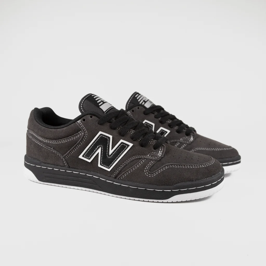 New Balance Numeric - 480 Shoes - Black Cement / Black Cement - Image 2