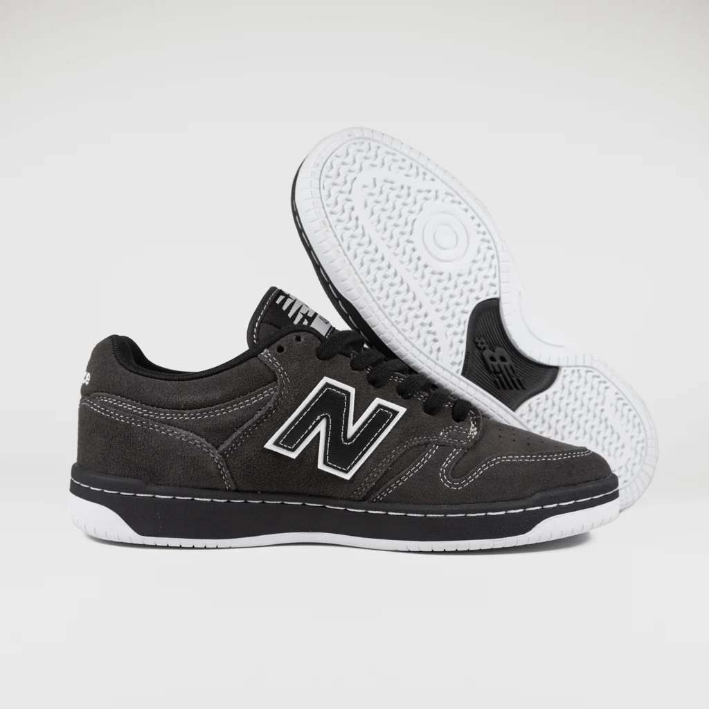 New Balance Numeric - 480 Shoes - Black Cement / Black Cement - Image 3