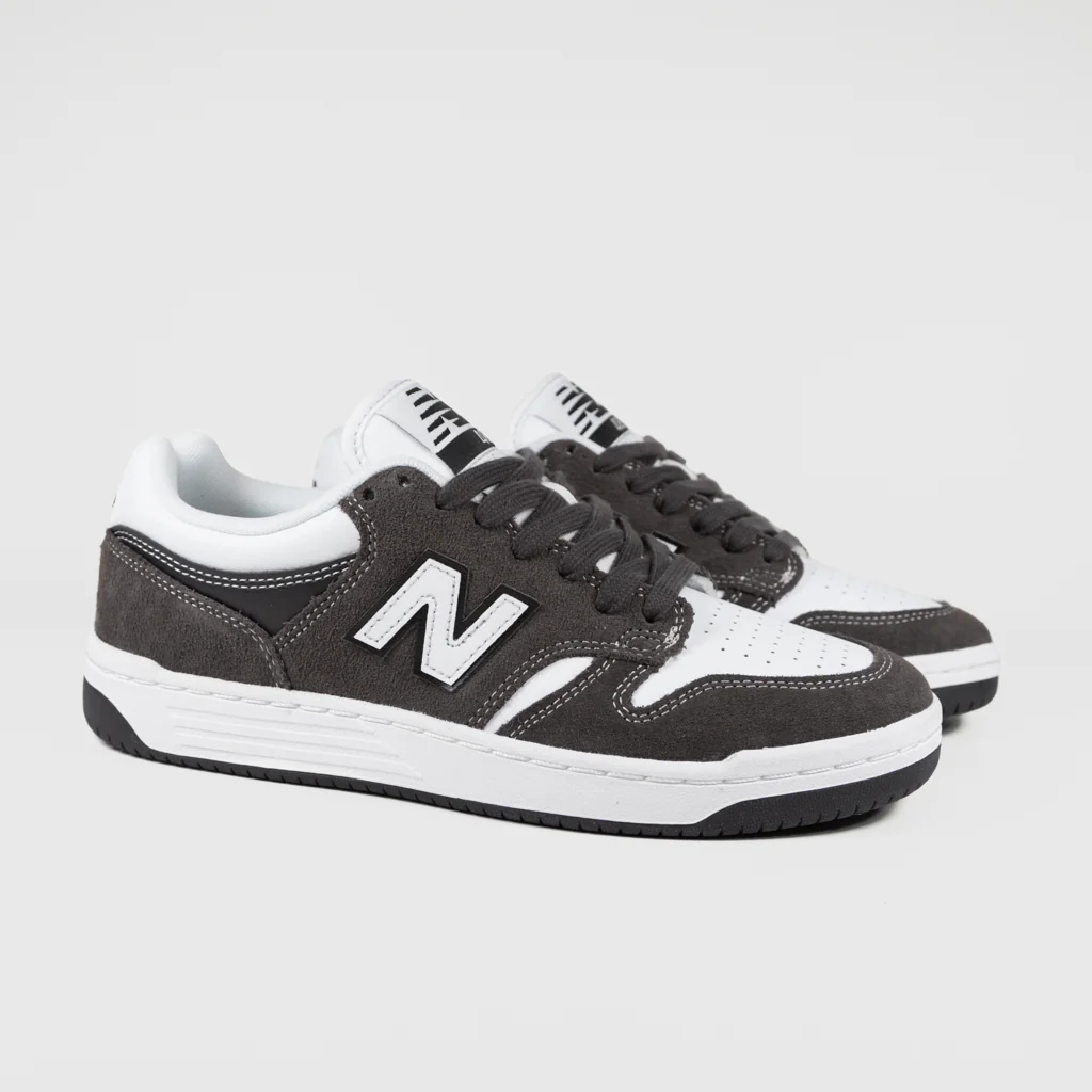 New Balance Numeric - 480 Shoes - Black Cement / White - Image 2