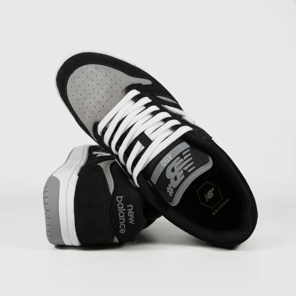 New Balance Numeric - 480 Shoes - Black / Grey - Image 4