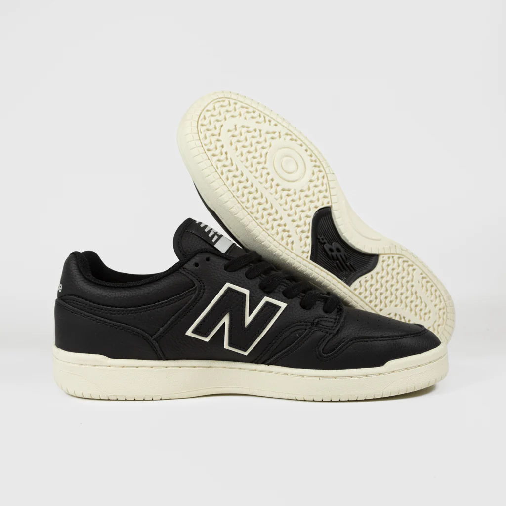 New Balance Numeric - 480 Shoes - Black / White (Yin) - Image 3