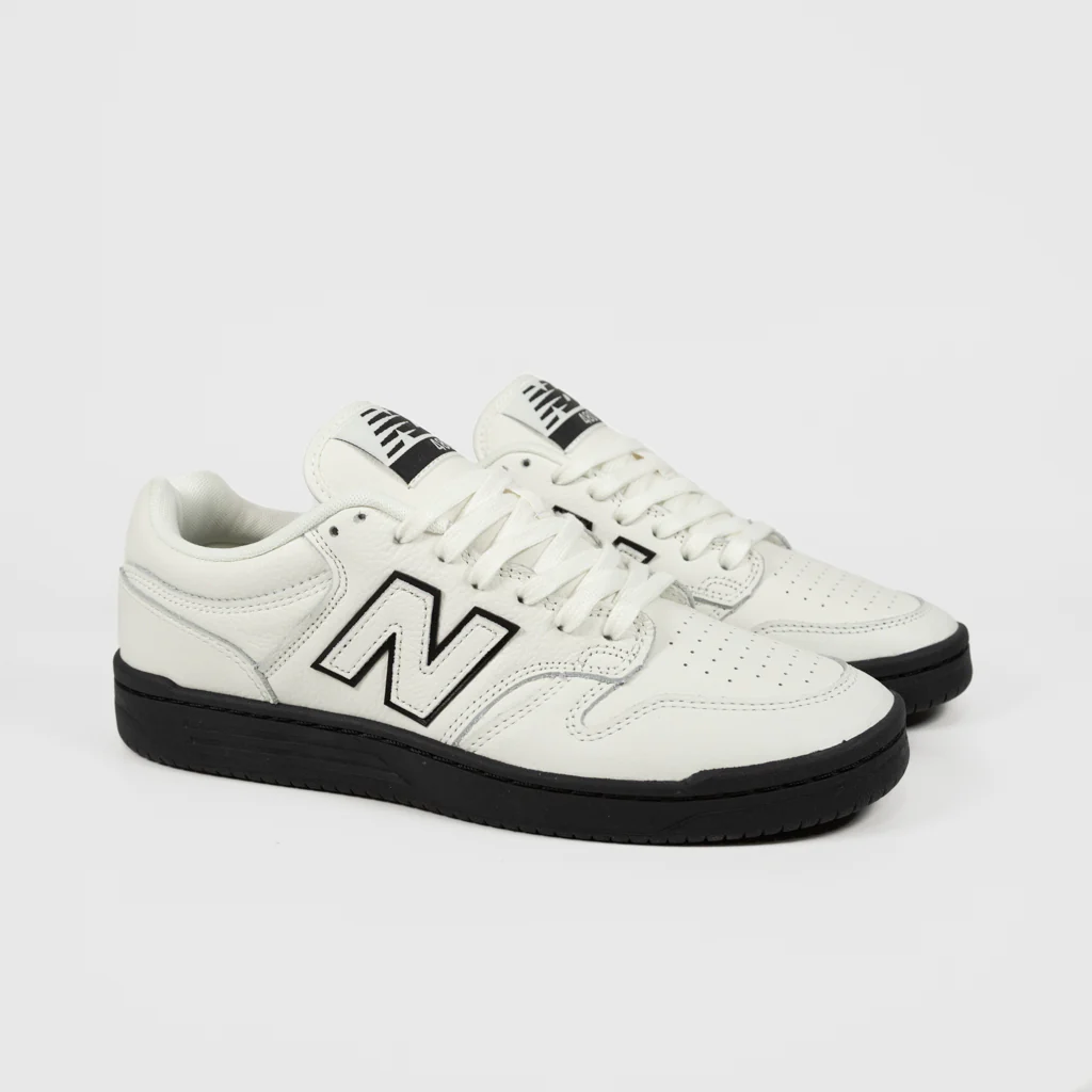 New Balance Numeric - 480 Shoes - White / Black (Yang) - Image 2