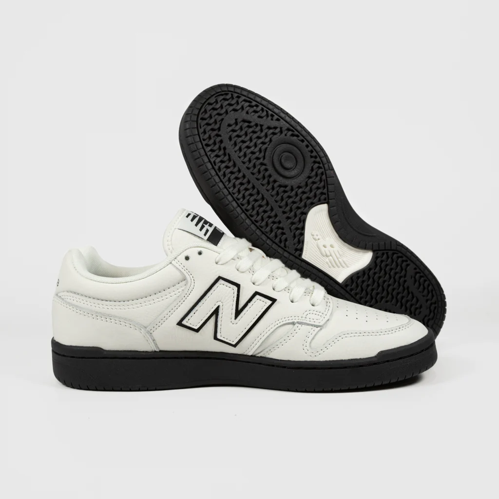 New Balance Numeric - 480 Shoes - White / Black (Yang) - Image 3