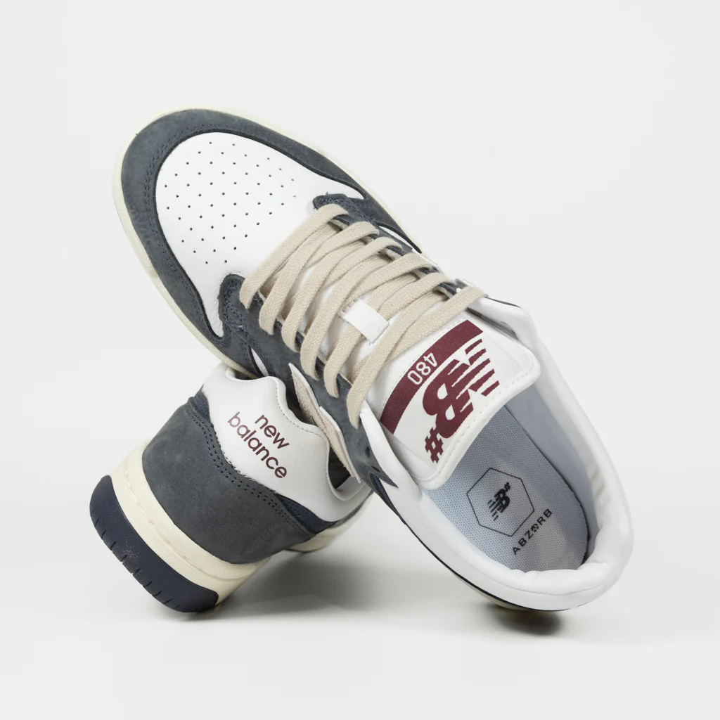 New Balance Numeric - 480 Shoes - Navy / White - Image 4