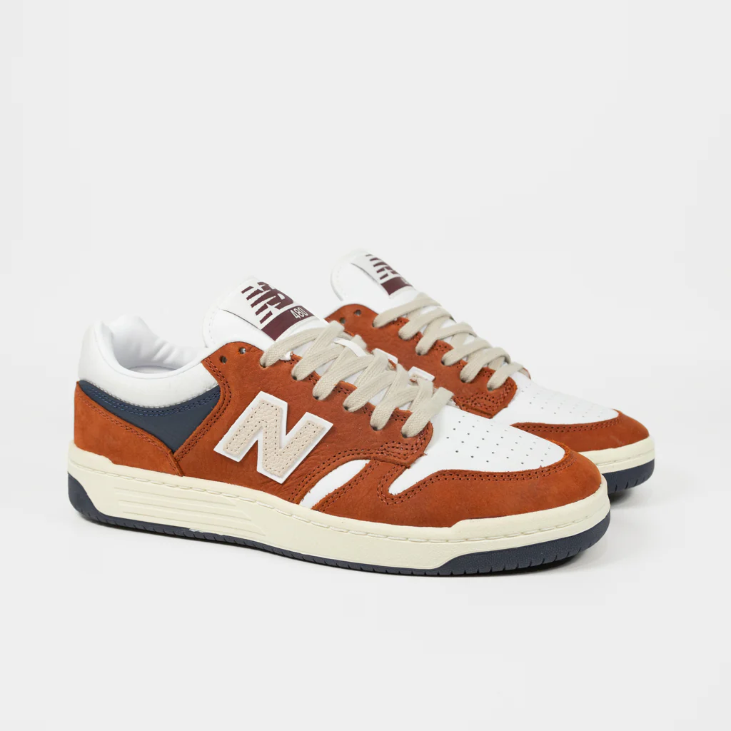 New Balance Numeric - 480 Shoes - Rust / White - Image 2