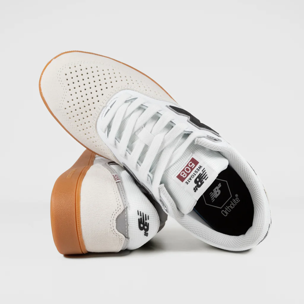 New Balance Numeric - 508 Brandon Westgate Shoes - Sea Salt / Black / Gum - Image 4