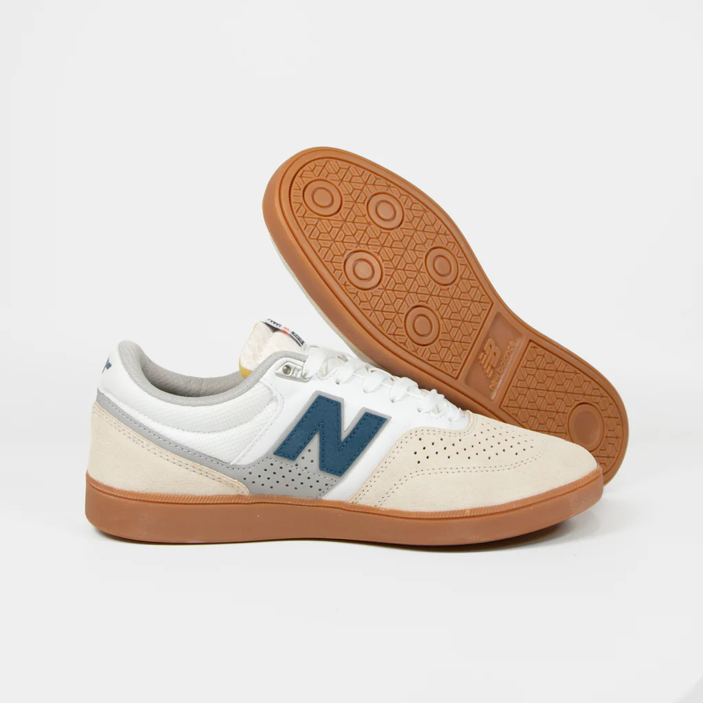 New Balance Numeric - 508 Brandon Westgate Shoes - White / Blue / Grey - Image 3