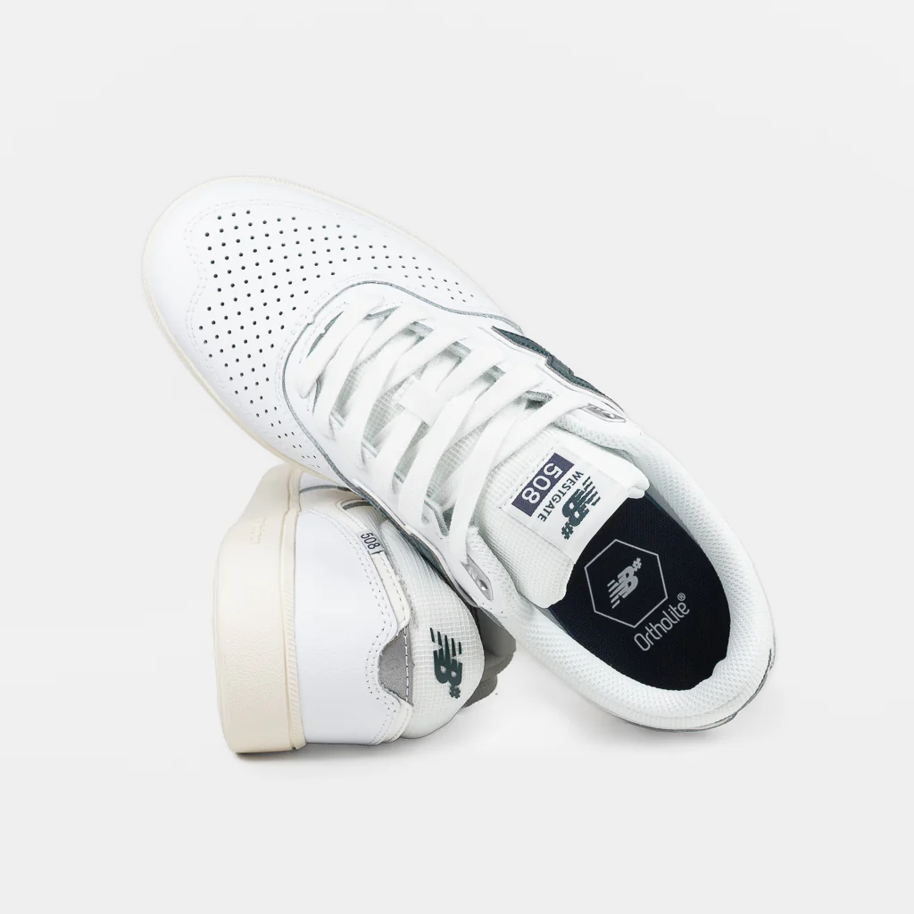 New Balance Numeric - 508 Brandon Westgate Shoes - White / Green - Image 4