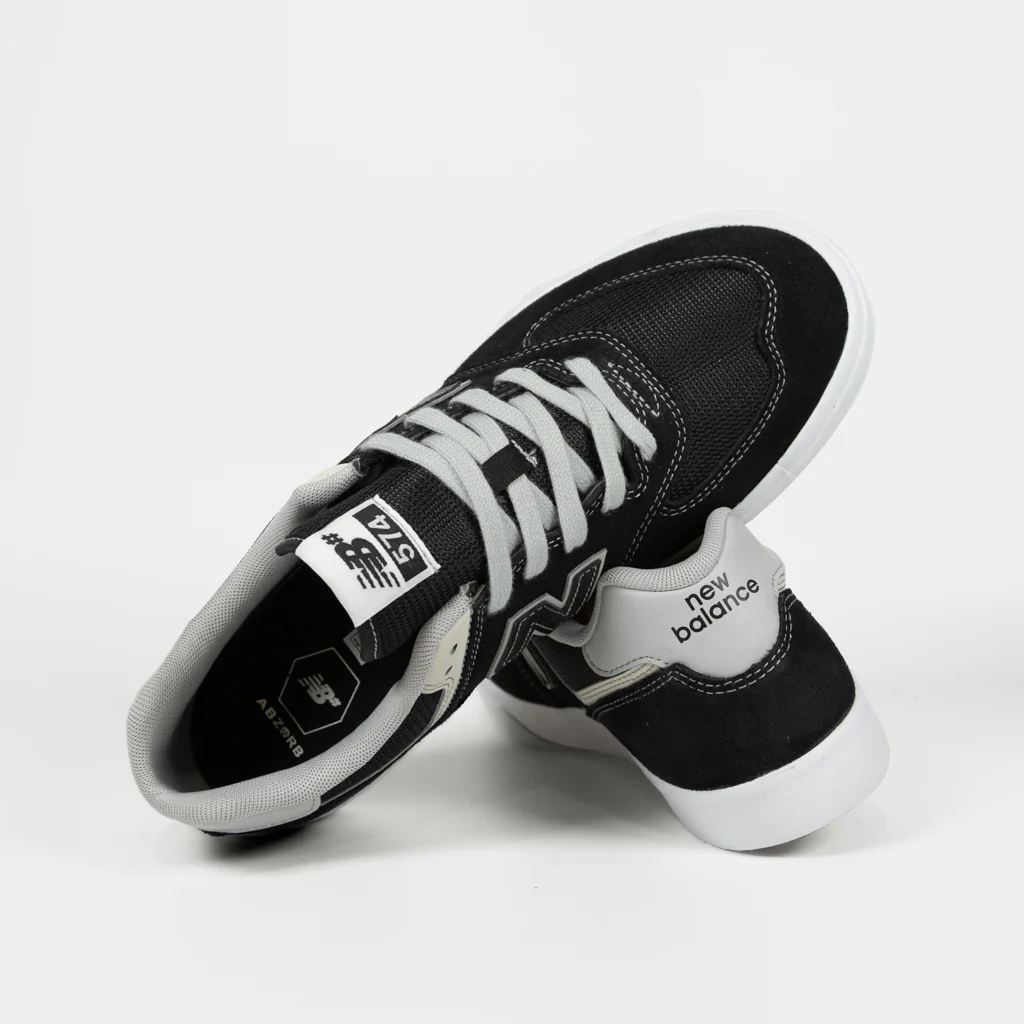 New Balance Numeric - 574 Vulc Shoes - Black / Grey - Image 4