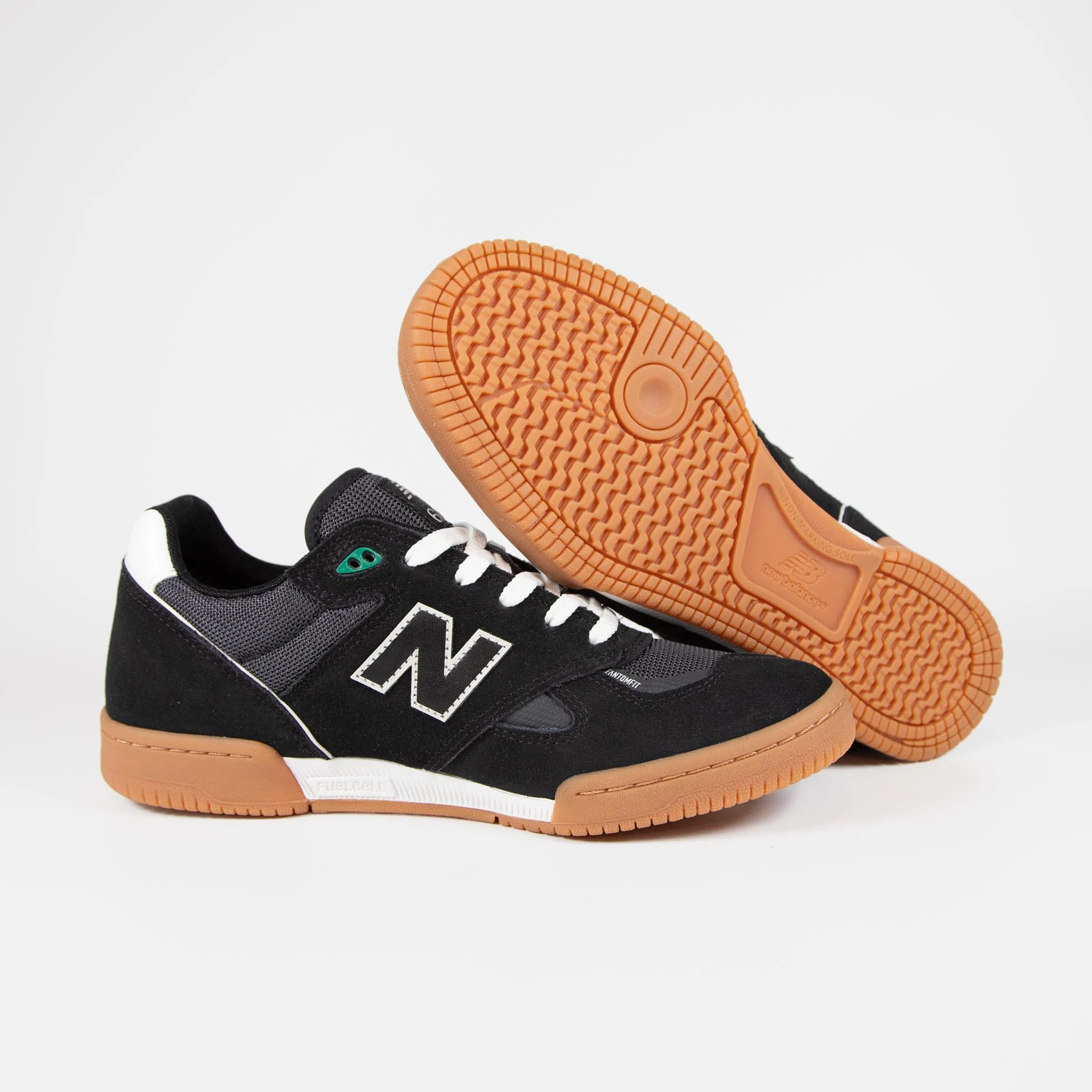New Balance Numeric - Tom Knox 600 Shoes - Black / Gum - Image 3