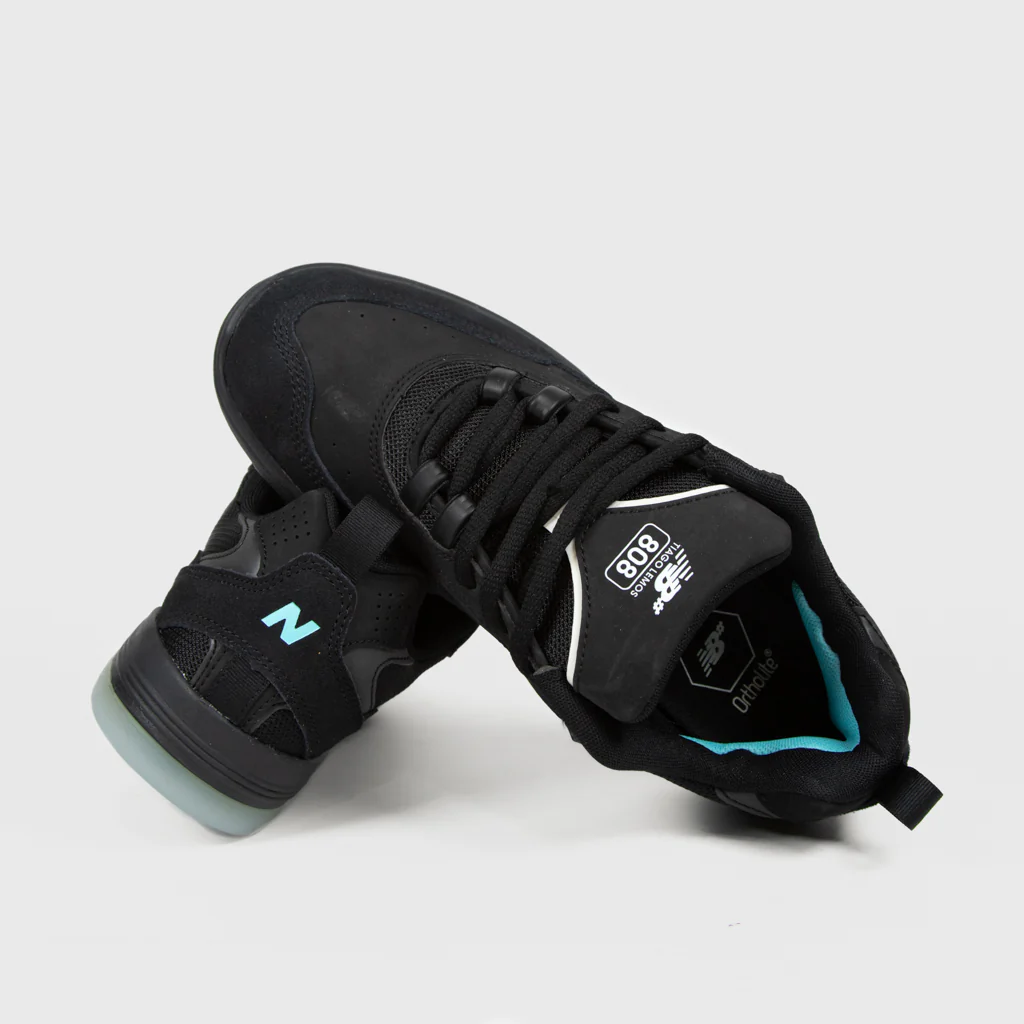 New Balance Numeric - 808 Tiago Lemos Shoes - Black / Black - Image 4