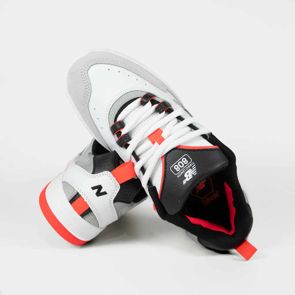 New Balance Numeric - 808 Tiago Lemos Shoes - White / Black - Image 4