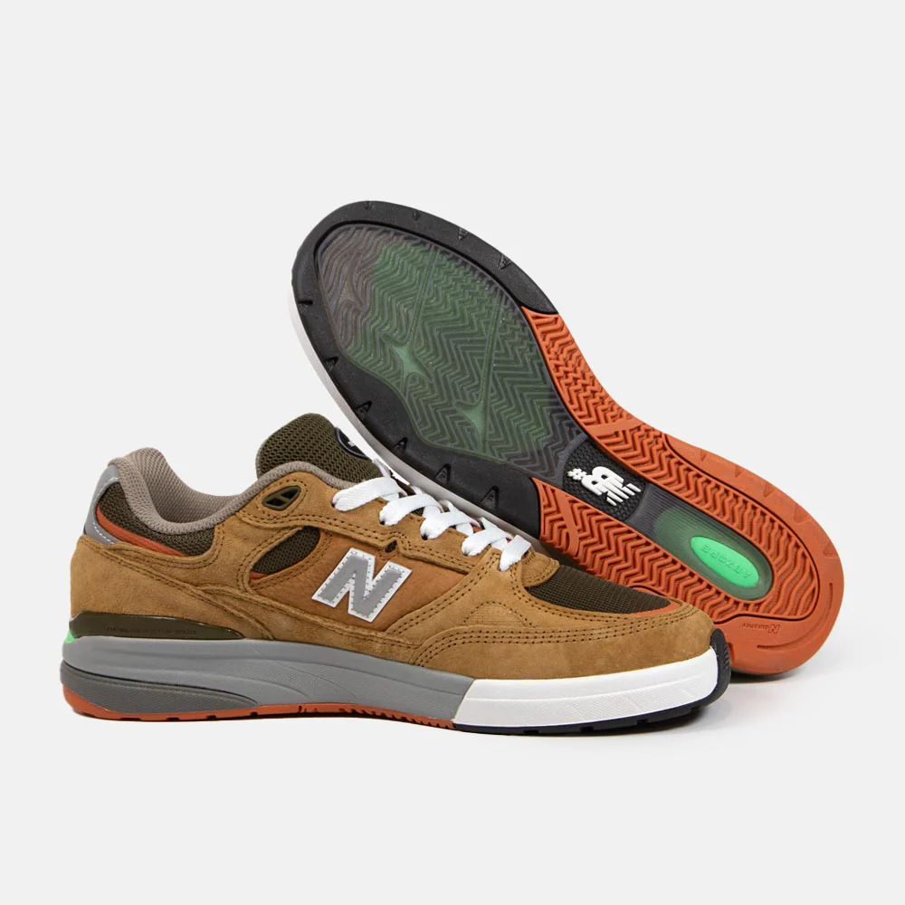New Balance Numeric - 933  Andrew Reynolds Shoes - Camel / Dark Brown - Image 3