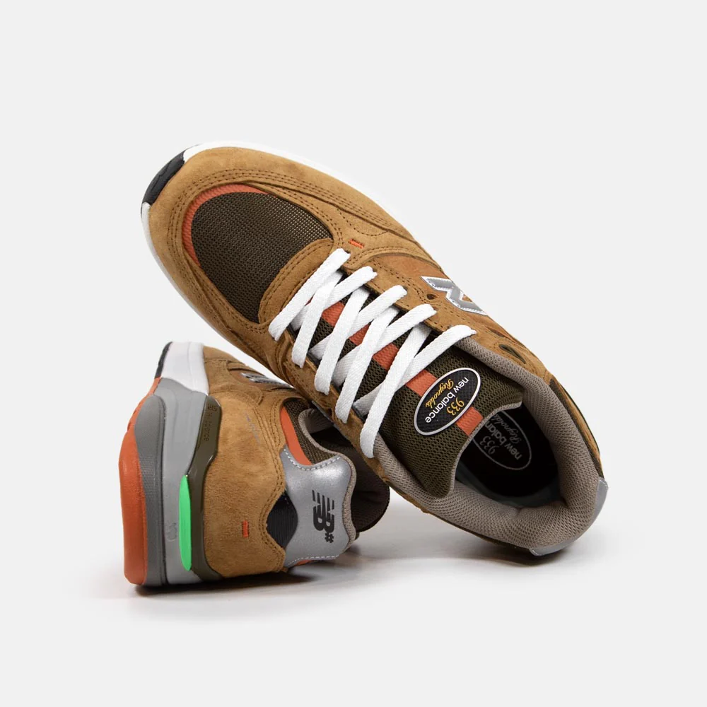 New Balance Numeric - 933  Andrew Reynolds Shoes - Camel / Dark Brown - Image 4